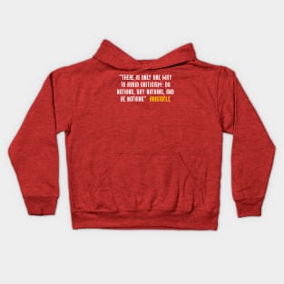 quote aristotle Kids Hoodie